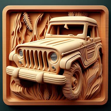 3D модель Jeepster Commando (STL)